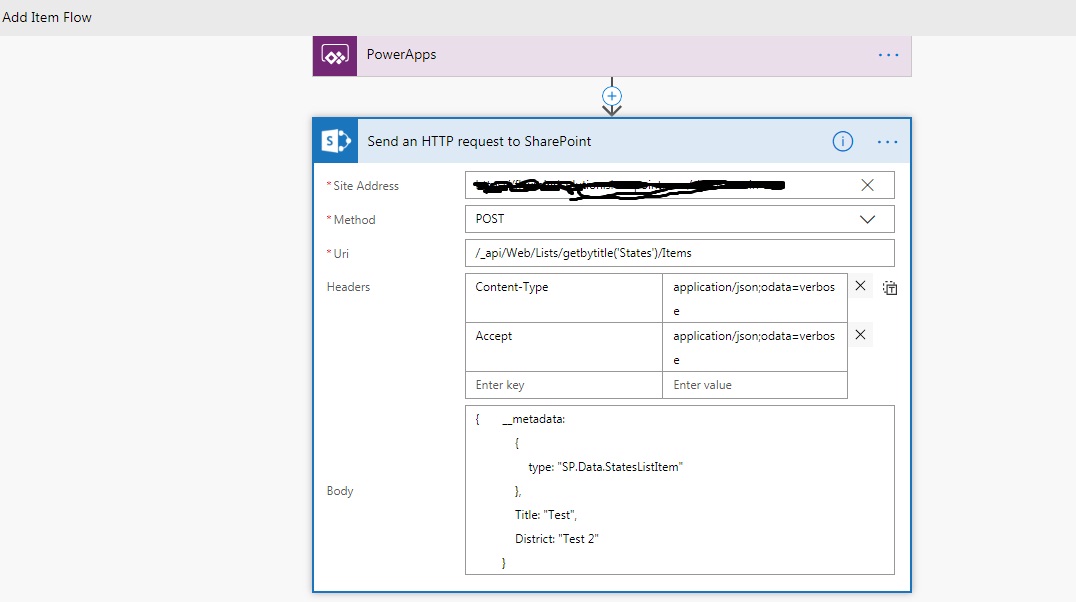 HTTP request to SharePoint