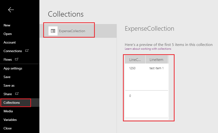 Repeating section in PowerApps